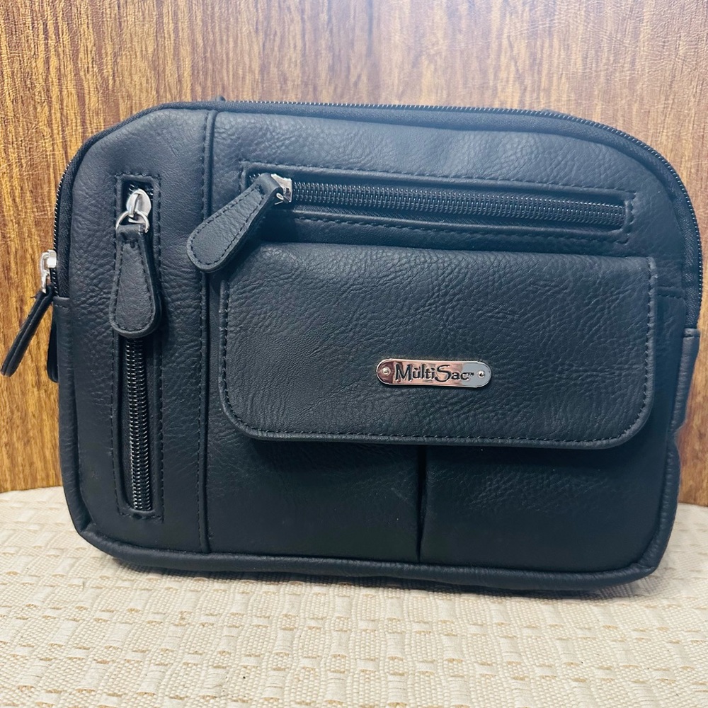 MultiSac Black Crossbody Bag - Picture 2 of 8